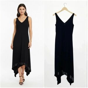 David Meister Black Sleeveless Dress Size 6